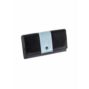 Dámská černá peněženka s modrým modulem ONE SIZE