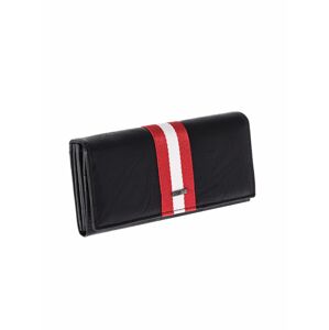 Dámská černá peněženka s barevnou vložkou ONE SIZE
