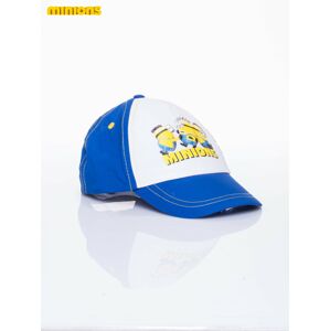 Chlapecký modrý klobouk se štítkem MINIONKI 56