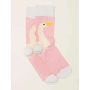 Světle růžové pánské ponožky 40-45