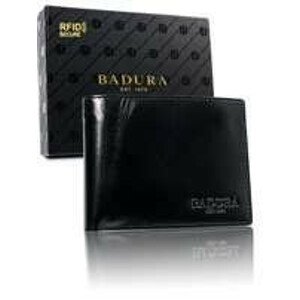 Černá kožená pánská peněženka BADURA ONE SIZE