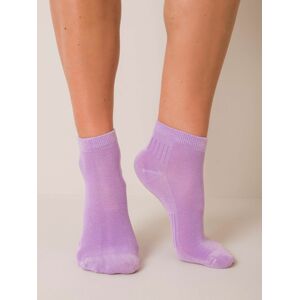 Fialové krátké dámské ponožky 36-40
