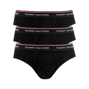 Tommy Hilfiger 3Pack Slipy Premium Černé M