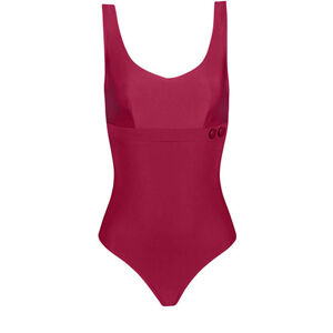 Jednodílné dámské plavky UNDERWIRED ONE-PIECE 1BVB18 Cranberry(310) - Simone Perele Brusinka 2C