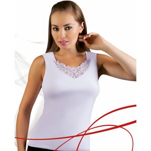 Dámská košilka Berta white - EMILI bílá XL