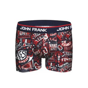 Pánské boxerky JFBD294 - RED SHAKES - John Frank vícebarevné XL