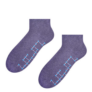 Pánské vzorované ponožky 054 šedá 44-46
