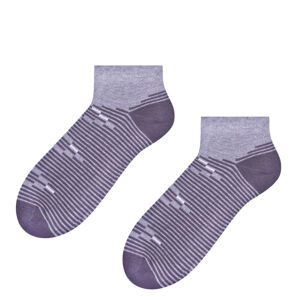 Pánské vzorované ponožky 054 šedá 38-40