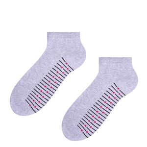 Pánské vzorované ponožky 054 šedá 44-46