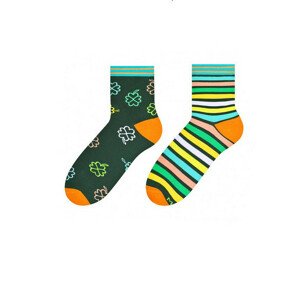 Dámské nepárové ponožky More 078 šedá-žíhaná 35-38