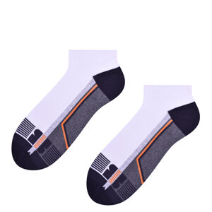 Pánské sportovní ponožky 101 bílá-šedá 41-43