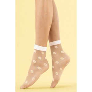 Dámské ponožky Fiore Daisy 20 den poudre uni