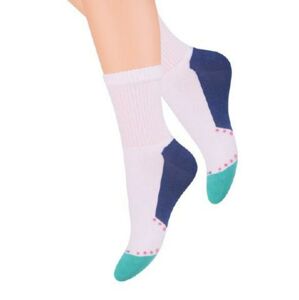 Dámské sportovní ponožky 026 bílé 35-37