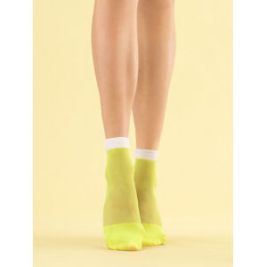 Dámské ponožky Fiore G 1110 Juicy Lime 8 den neon yellow univerzální