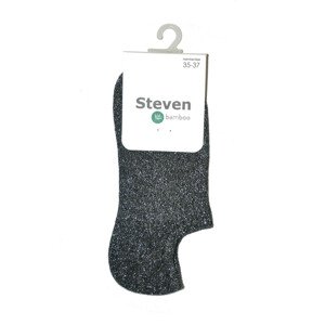 Dámské ponožky Steven art.100 Bamboo Lurex černá 38-40