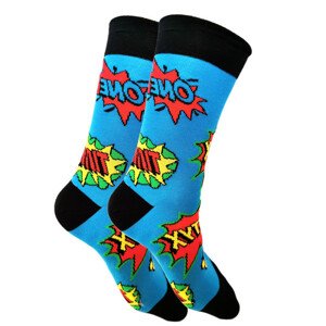 Veselé ponožky Styx vysoké art boom (H955) L