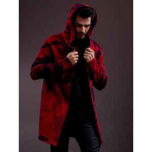 Pánský kabát MH NA 2019.71 černý a červený S