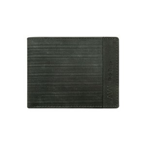 Pánská černá kožená horizontální peněženka ONE SIZE