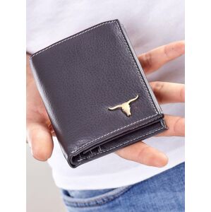 Pánská černá kožená peněženka ONE SIZE