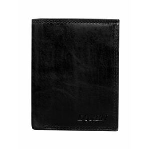 Černá kožená peněženka pro muže ONE SIZE