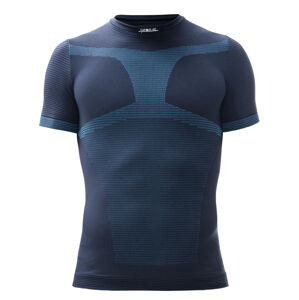 Pánské funkční tričko s krátkým rukávem IRON-IC - modrá Barva: Modrá, Velikost: S/M