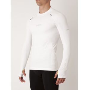 Pánské funkční tričko s dlouhým rukávem UP IRON-IC 1.0 - bílé Barva: Bílá, Velikost: S